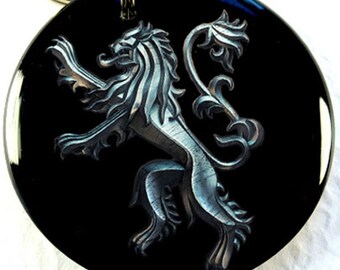 Dog ID Tag Pet id tags Unique pet tags games of thrones lannister