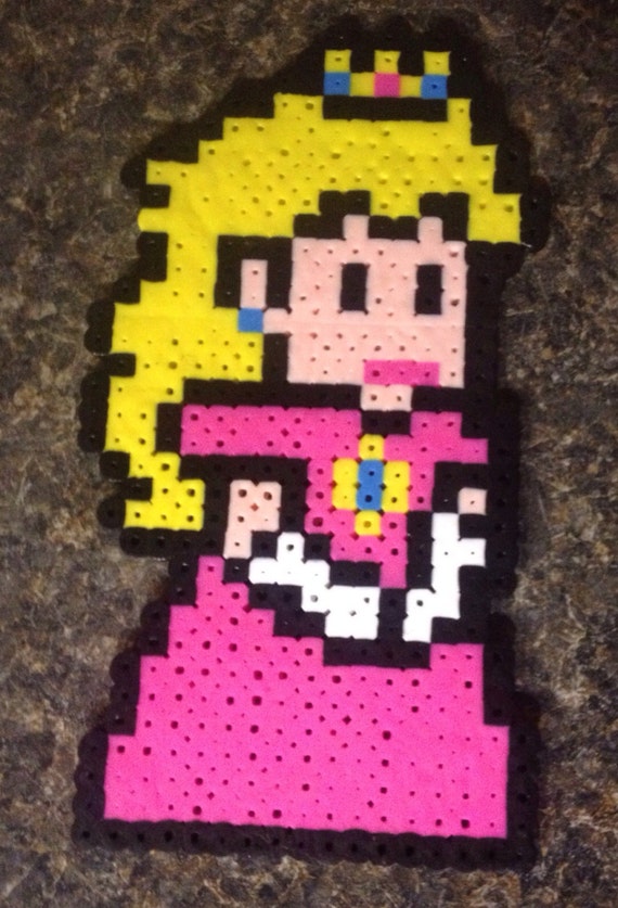 Princess Peach Perler Bead Pattern