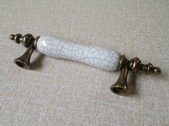 76 mm Keramik Porzellan Möbel Griff Griffe Knauf Knäufe