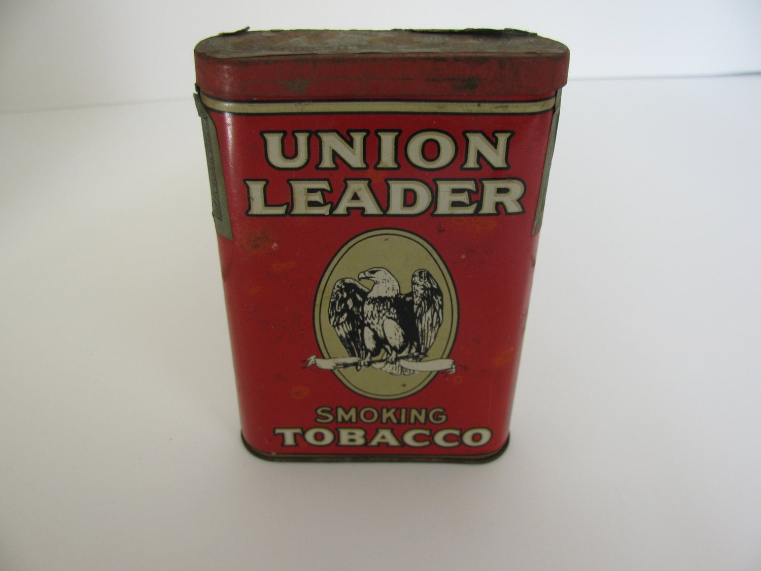 Union Leader Smoking Tobacco Pocket Tin 1949