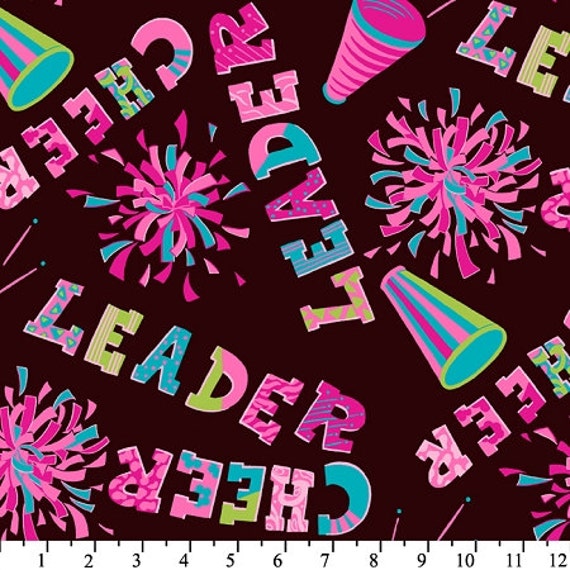 Cheerleader Fleece Fabric By The Yard