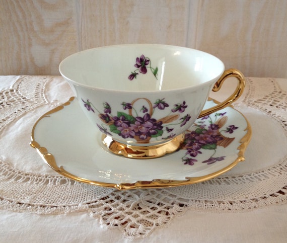 Limoges Cup and saucer porcelain