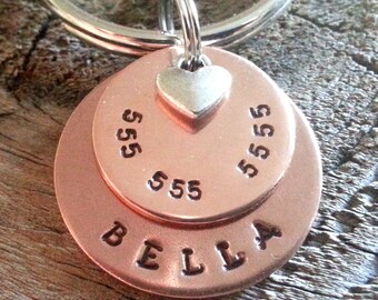 Pet ID Tag / Personalized Pet ID Tag / Dog Tag / Pet Tag / Cat Tag / Dog Tag for Dogs / Personalized Dog Tag - Pet Accessories