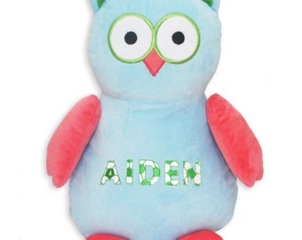 personalized stuffed owl