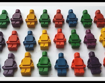 Items similar to Lego Block Crayons - Set of 8 on Etsy