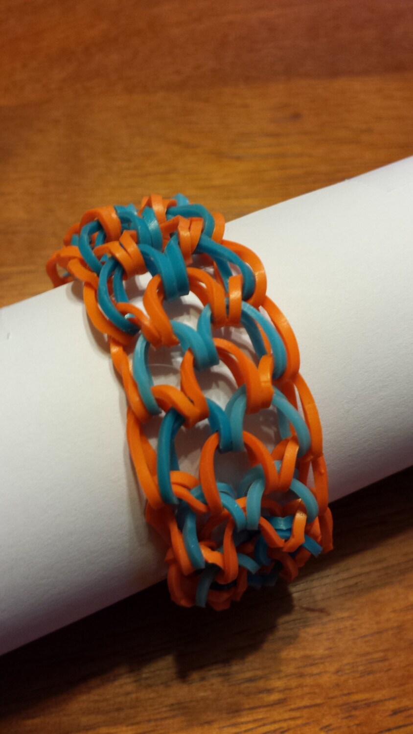 Items similar to Custom Color Dragon Scale Loom Band Bracelet on Etsy