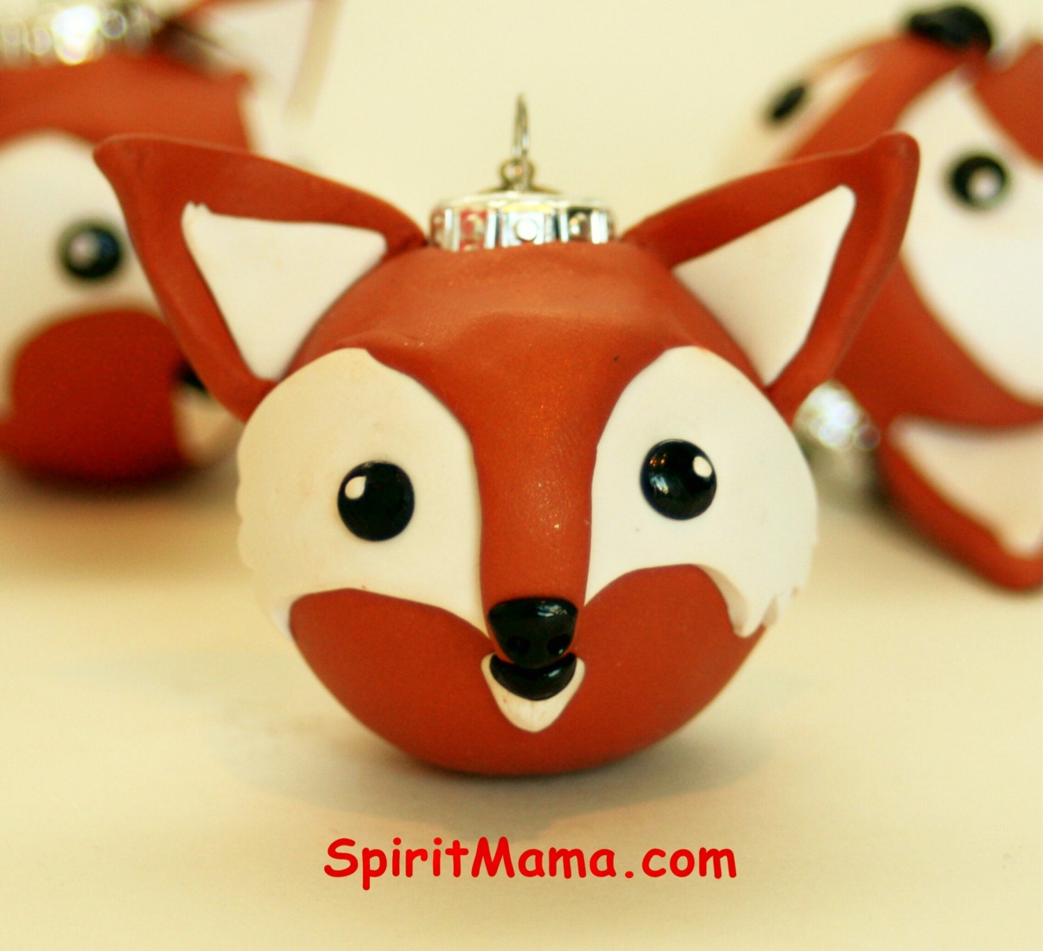 kawaii fox holiday ornament by spiritmama on etsy kawaii fox holiday ornament by spiritmama on etsy