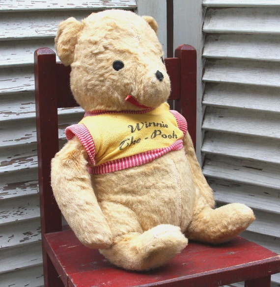 old winnie the pooh teddy bear