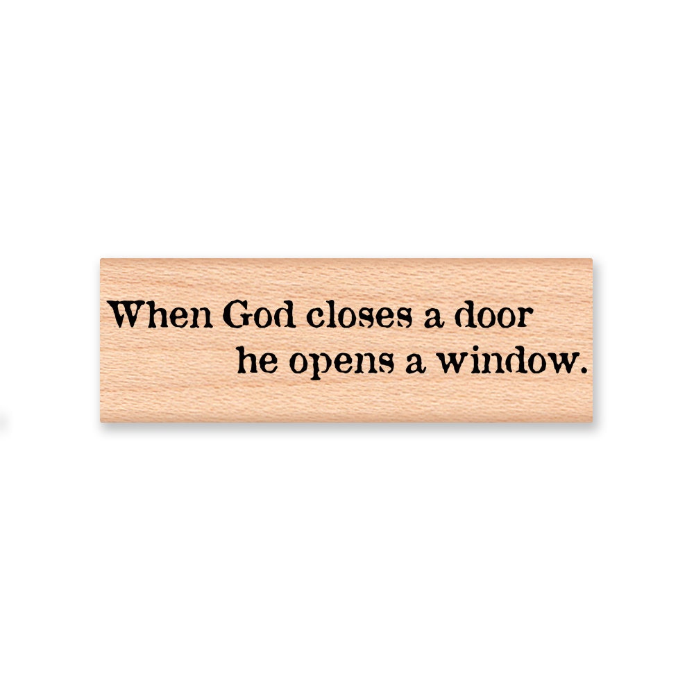 When God Closes A Door He Opens A Window Slubne Suknie Info