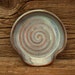 Spoon Rest in Rustic Iron Blue - Pottery Spoon Rest - by DirtKicker Pottery