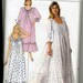 Vintage UNCUT Butterick 4864 Misses' Nightgown or Robe Sewing Pattern By Ellen Tracy Size P-M