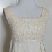60s White Evening Dress Wedding Gown XS