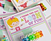 Loom Bracelet Printable Valentine Cards - Print Valentine Cards and attach Loom Bracelet - Printable Loom Bracelet Valentine Cards Il_170x135