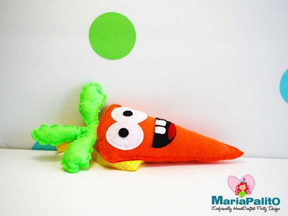 ON SALE Felt baby Happy carrot, baby toy, Healthy toy A966 Il_570xn