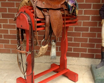 Shetland Pony and Small Horse Western and English Saddle Stand