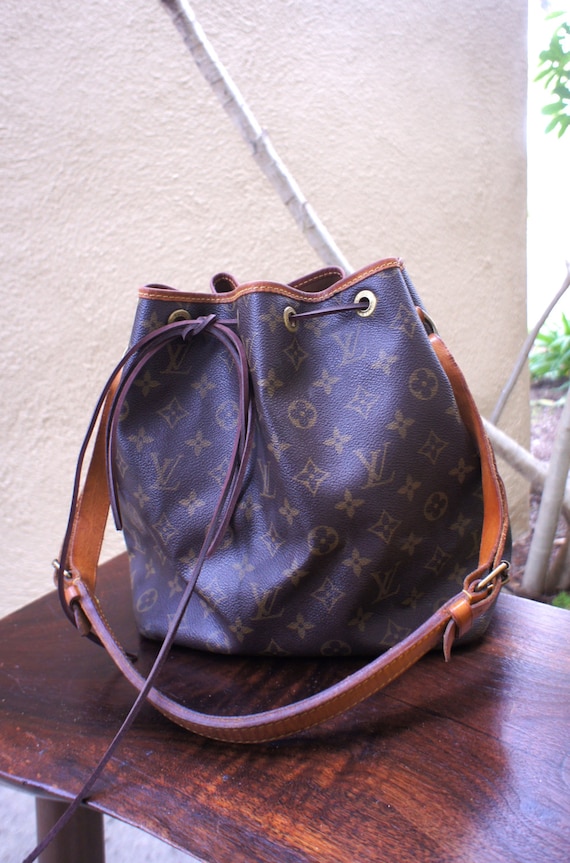 Vintage Louis Vuitton Drawstring Noe Bucket Bag LV