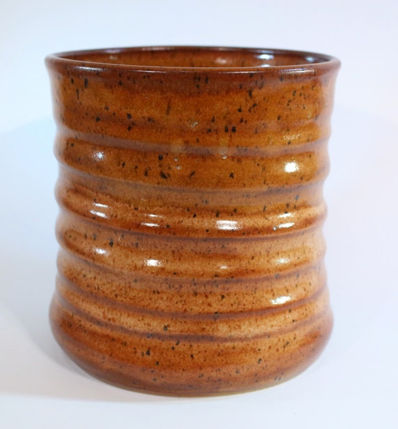 Pottery Utensil Holder Extra Large Utensil by LaurenBauschOriginal