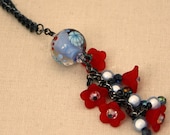 Lampwork Sea Blooms necklace