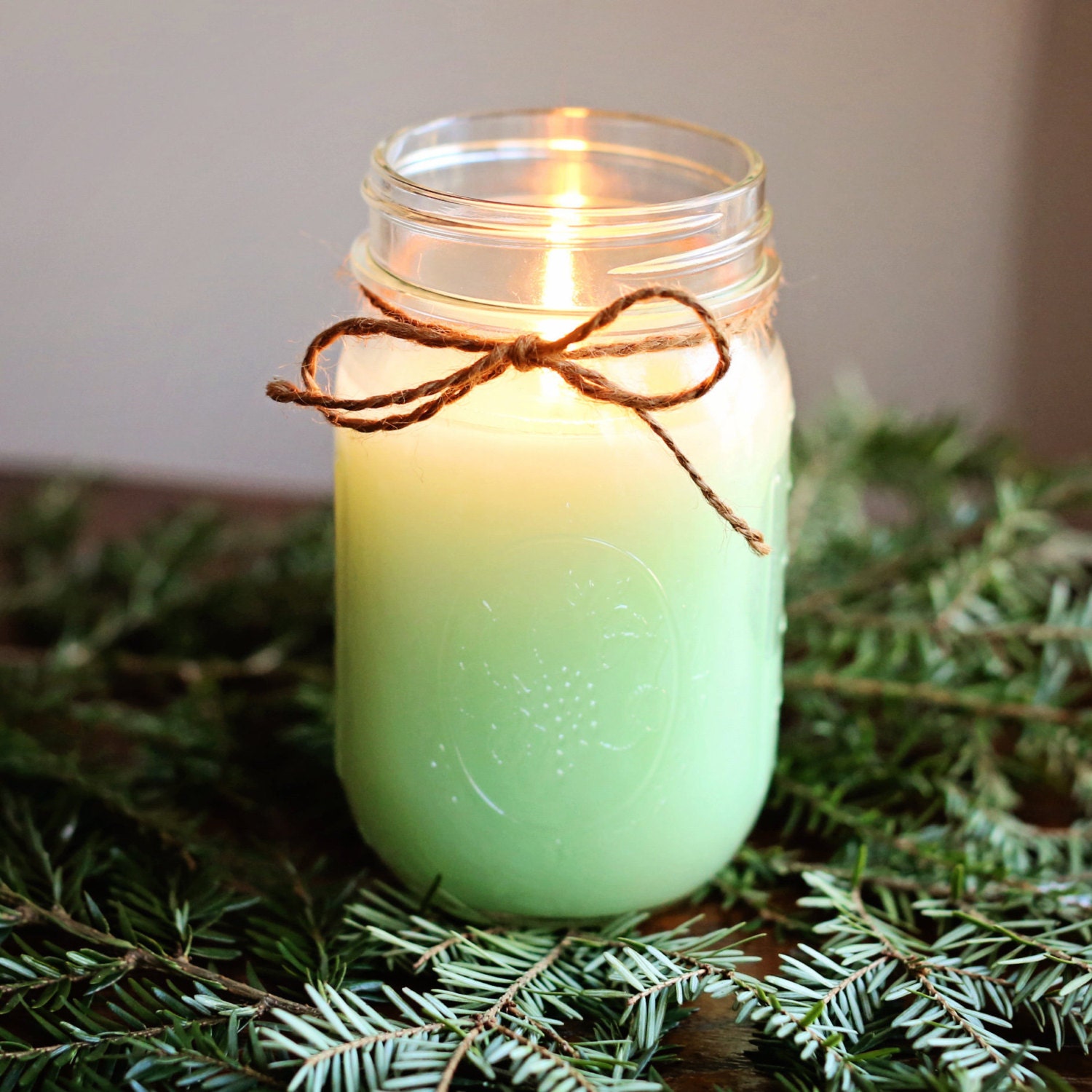 Holiday Sparkle Scented Candle in Mason Jar by StillWaterCandles