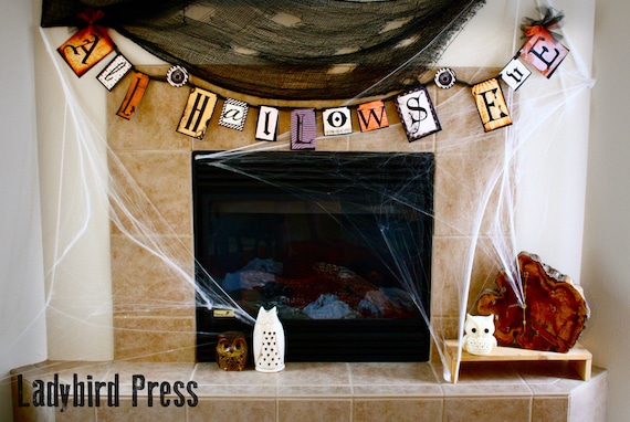 Printable Steampunk Halloween Banner