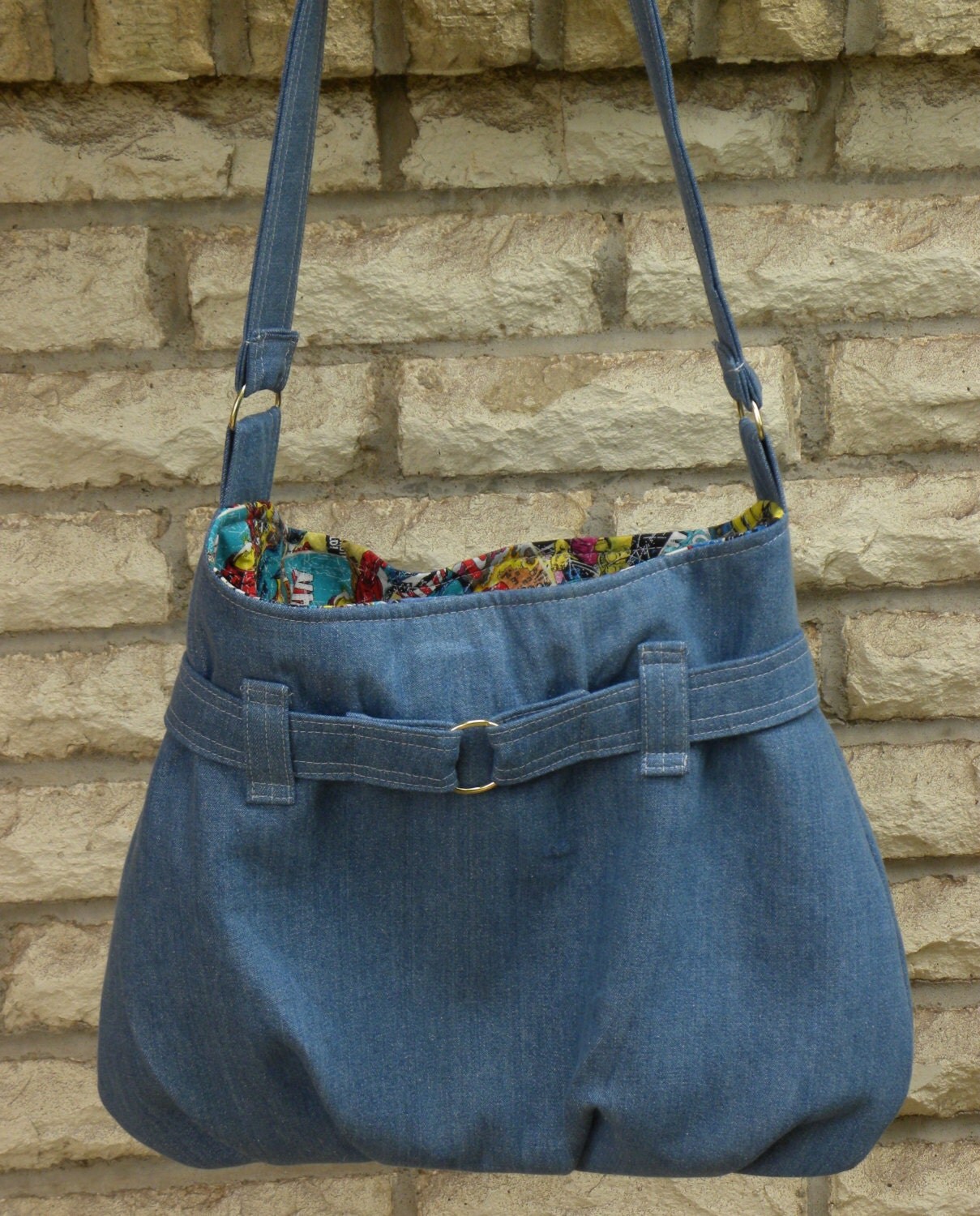 Denim Shoulder Bag