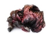 silk scarf - Rosehill Kingdom - black, brown, pink silk ruffled scarf.