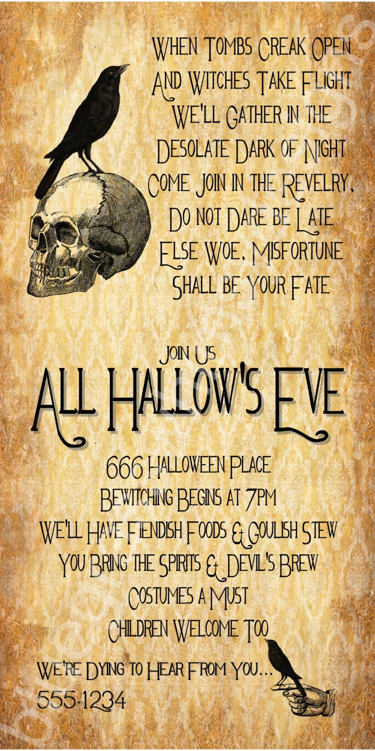 Halloween Party Invitation 3