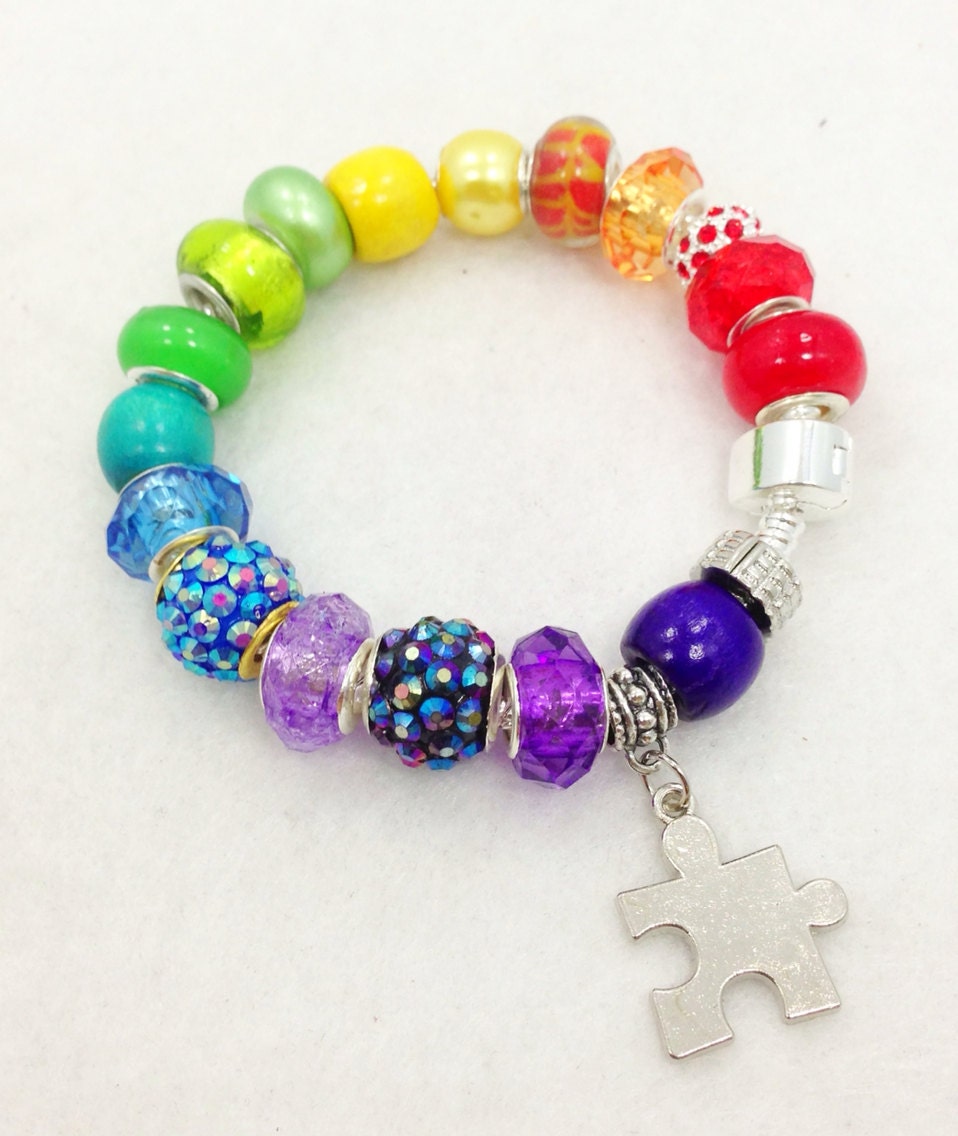 Autism European style bracelet