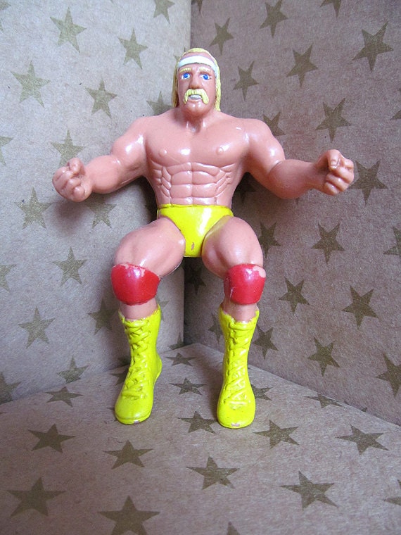 Vintage Hulk Hogan Thumb Wrestler Titan Sports by jujubeezgems