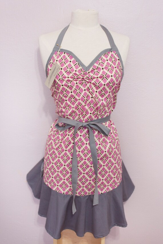 Punch Drunk Love Girly Apron by NicolePelottDesigns on Etsy