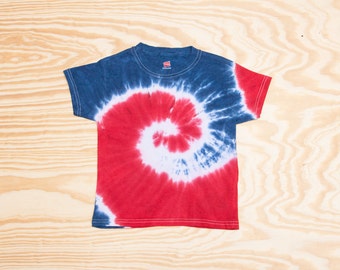 RED WHITE and BLUE Tie Dye Swirl T Shirt - 4th of July - Family Reunion ...