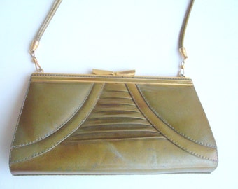 YSL messenger suede in brown color/Messenger bag by woolwarm  