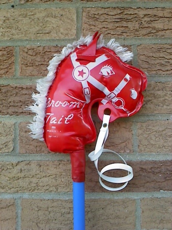 Vintage Broom Tail Stick Horse