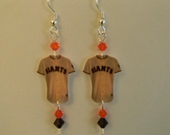 SF Giants inspired earrings