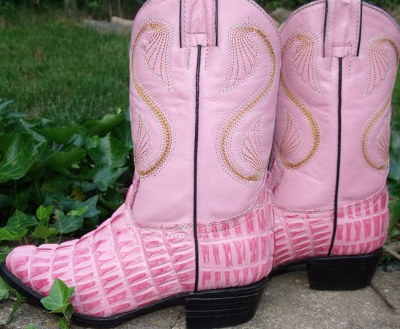 cowboy boots, designer, Donaldo boots, made in Mexico, pink, leather ...