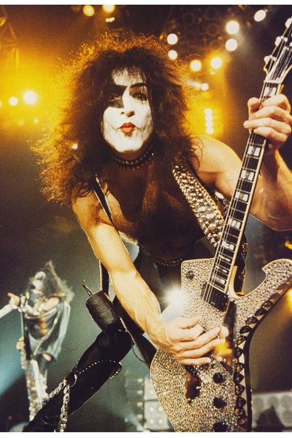 Items similar to PAUL STANLEY KISS retro poster on Etsy