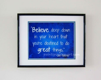 ... Art - Penn State Decor Joe Paterno Quotes - Instant Download Art