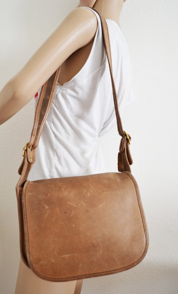 Free Ship Coach Vintage Distressed Leather by crazygoodbananas
