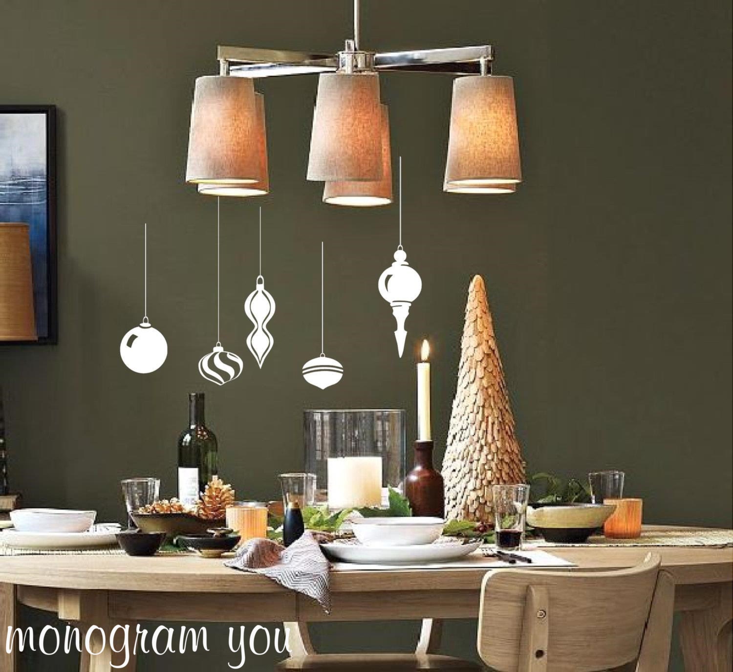 Christmas Ornament Vinyl Decals