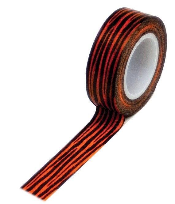 Tiger Print Washi Tape Wild Animal