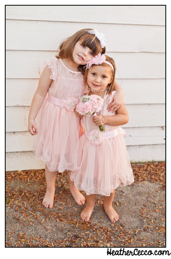 Pink Lace Toddler Girls Dress, Pink Flower Girl Dress, Rustic Flower Girl Dress Wedding, Easter Dress, Birthday Dress, Beach Dress Wedding