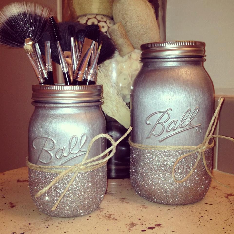 Painted Mason Jars Home Decor Rustic Home Decor By RMSimpleRustics   Il Fullxfull.477748558 1n4w 