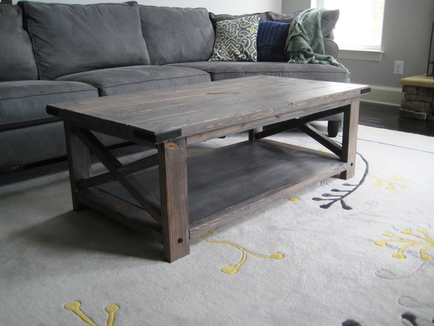 Rustic X Distressed Handmade Coffee Table