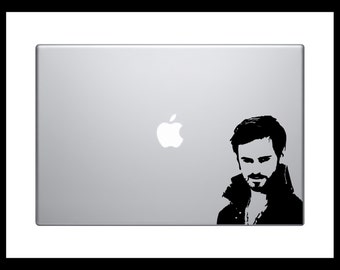 Captain Hook from Once Upon a Time - 6" decal / sticker - Killian Jones - peter pan - pirate - emma swan - dark one - rumplestiltskin - bae