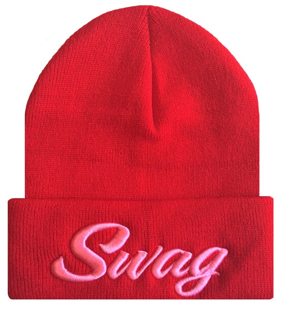 SWAG Cuffed Beanie Hat Hip Hip Valentines Beanies Love Cap