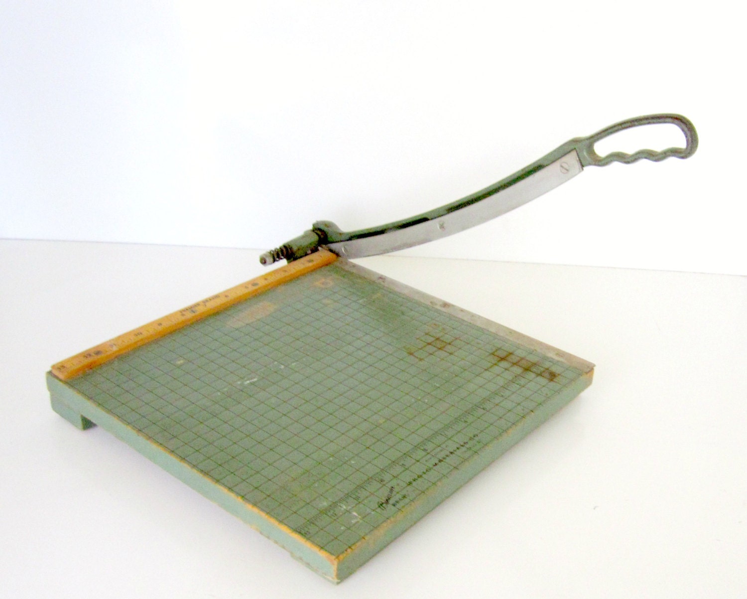 Vintage Paper Cutter for crafts Premier Paper by nanascottagehouse
