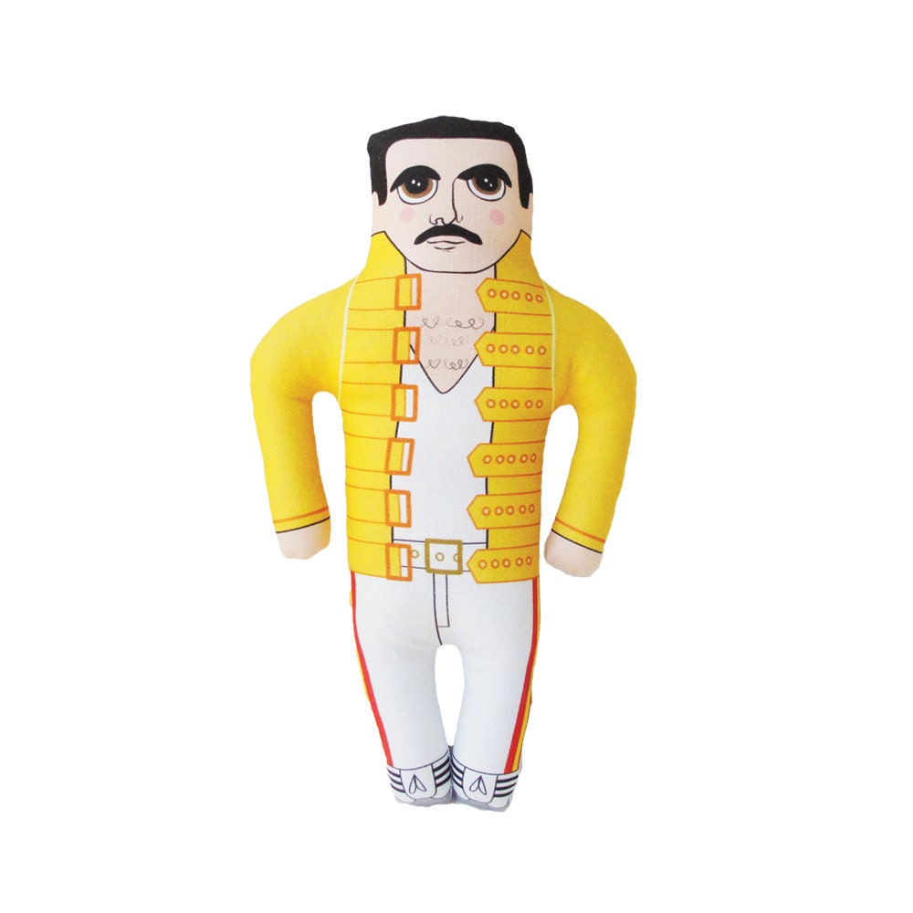 freddie mercury stuffed doll