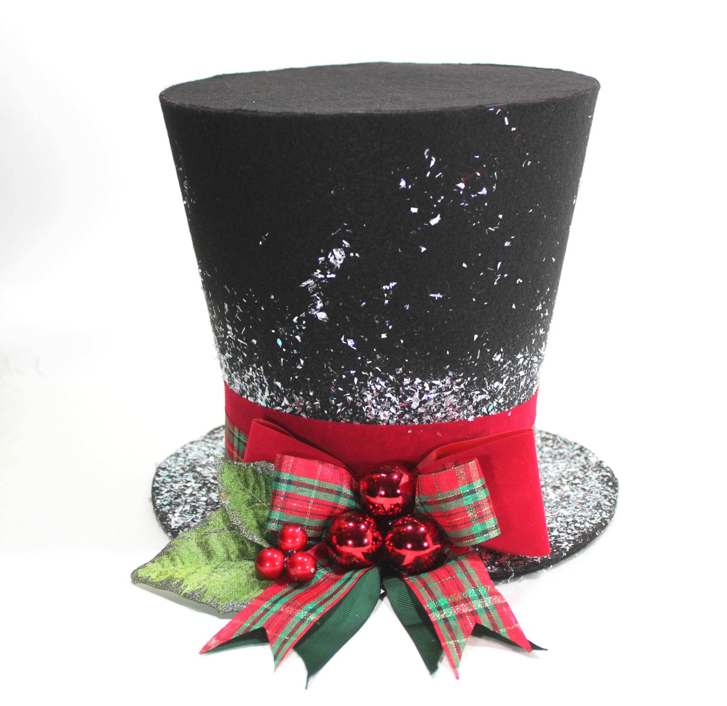 Christmas Traditional Top Hat Tree topper Christmas by partydreams