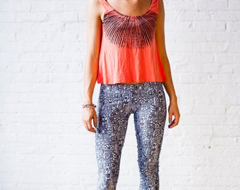 galaxy print yoga pants