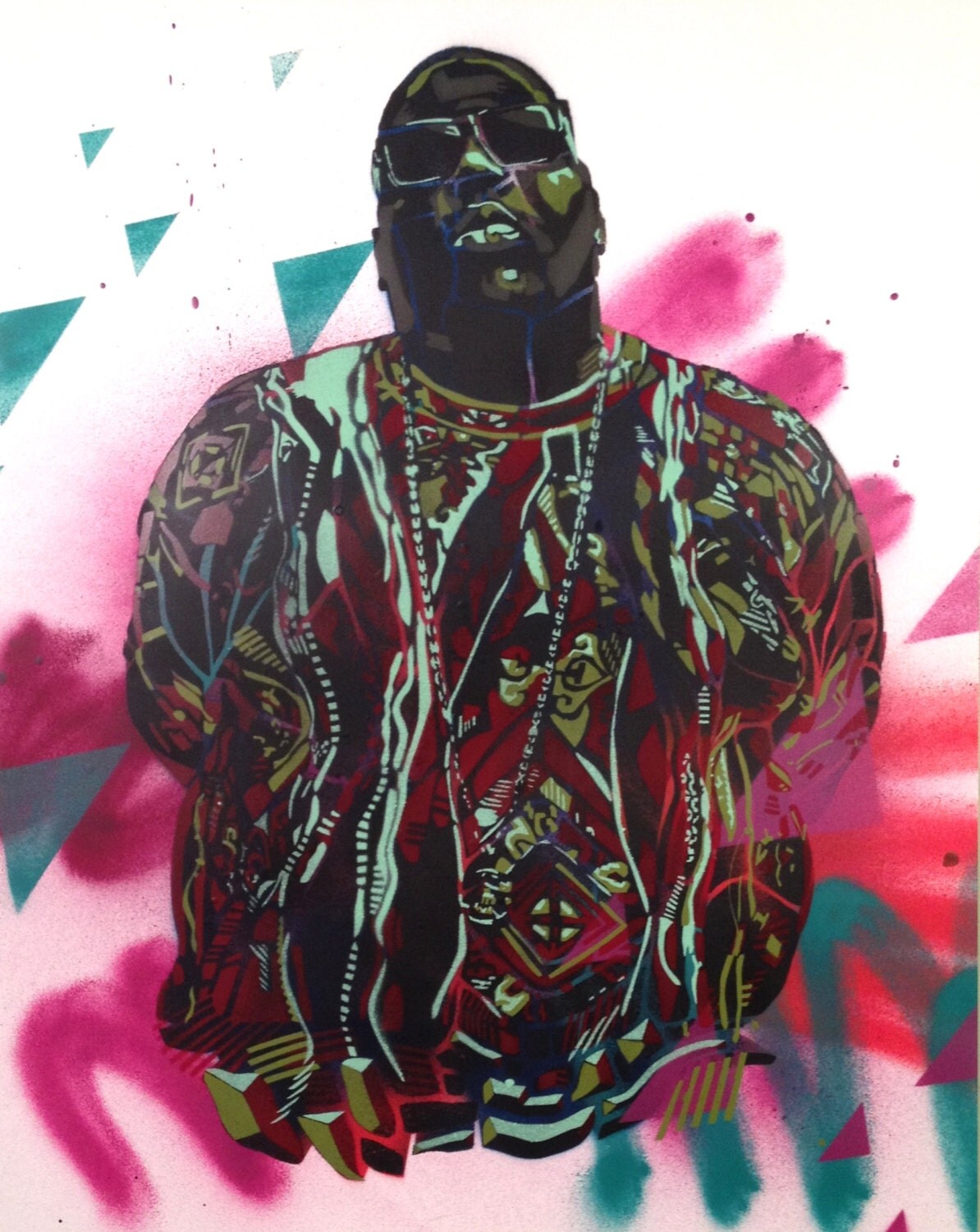 Items similar to Biggie Coogi Sweater Poster on Etsy